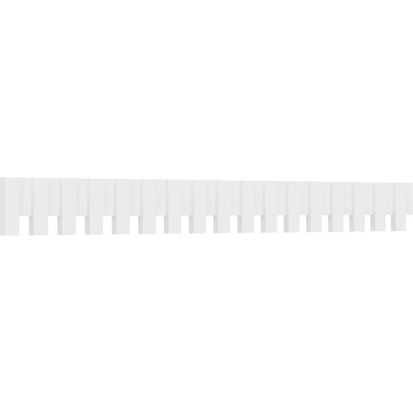 Ekena Millwork Sanford Architectural Grade PVC Dentil Block Trim, 8"H x 1"P x 90 5/8"L DENP08SAN02 - main